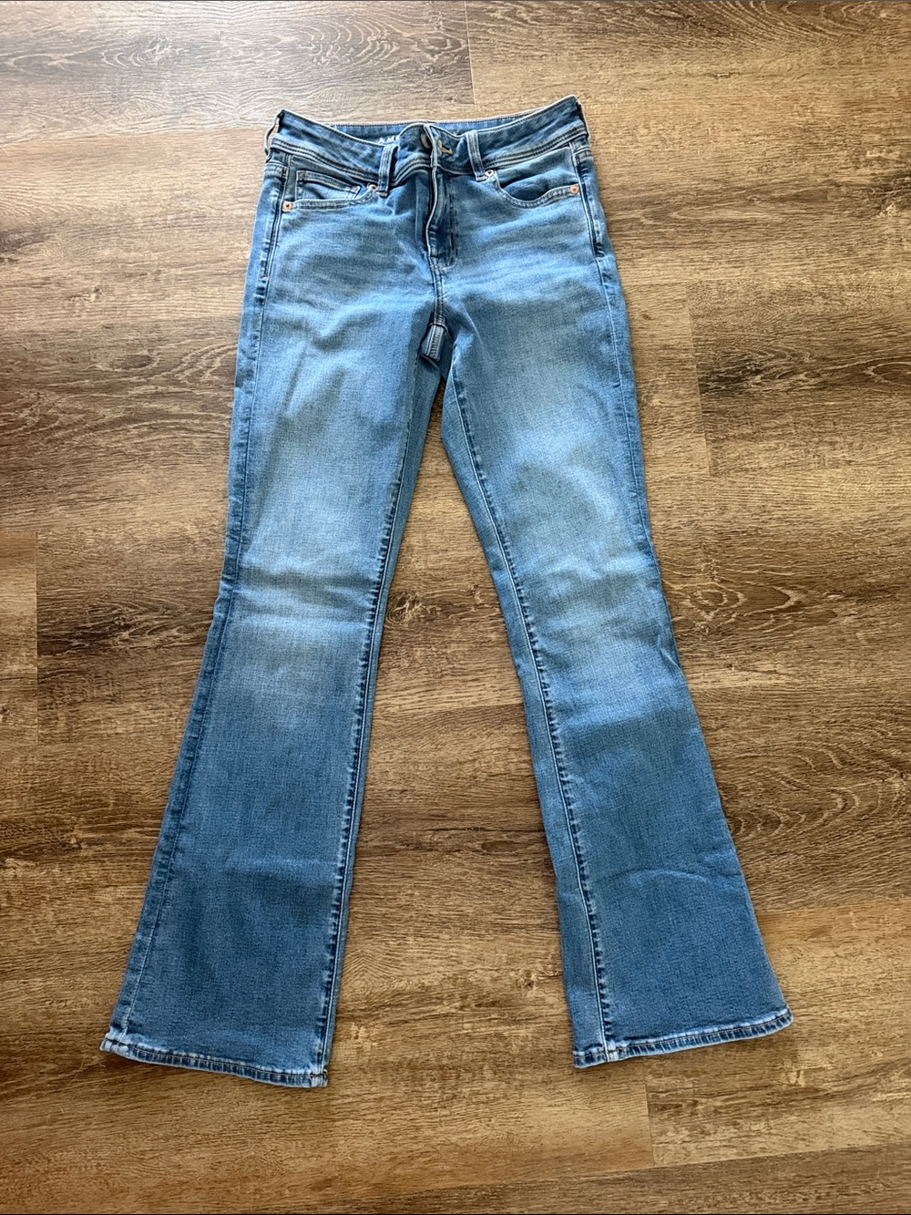 American Eagle Outfitters Medium Blue Flare Jeans